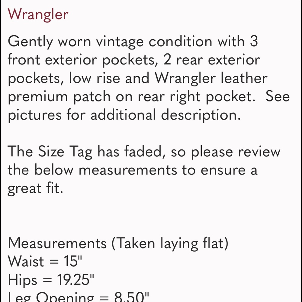 Women's Wrangler Low Rise Jeans